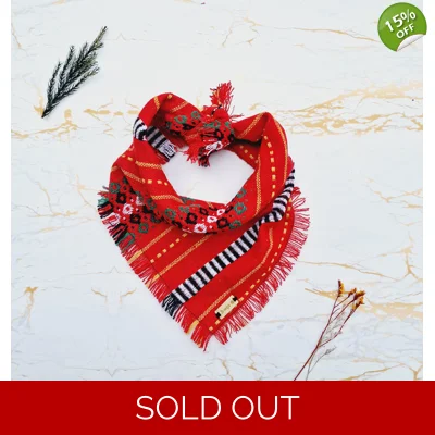 Frayed Red Talisman Bandana - Scamps